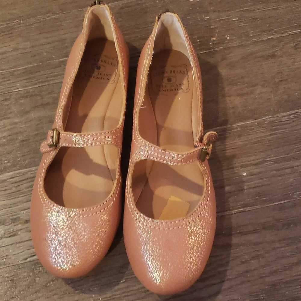 Lucky Brand Shimmering Pink Mary Jane Shoes 7.5 - Picture 2 of 6